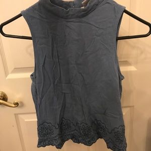 Cute baby blue tank top/ blouse